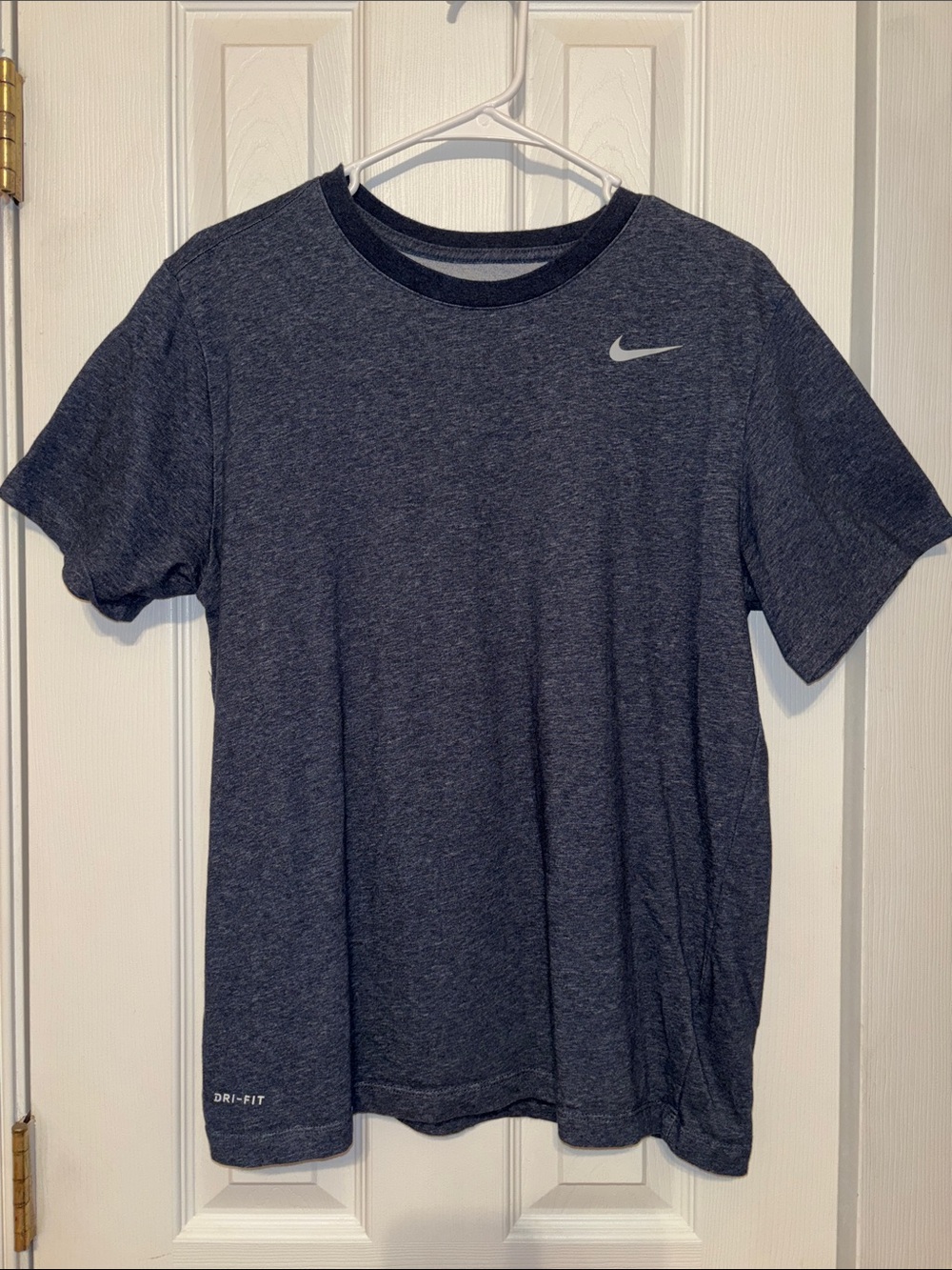 Nike Men’s Dri-FIT Short Sleeve Tee in Heathered Dark Navy